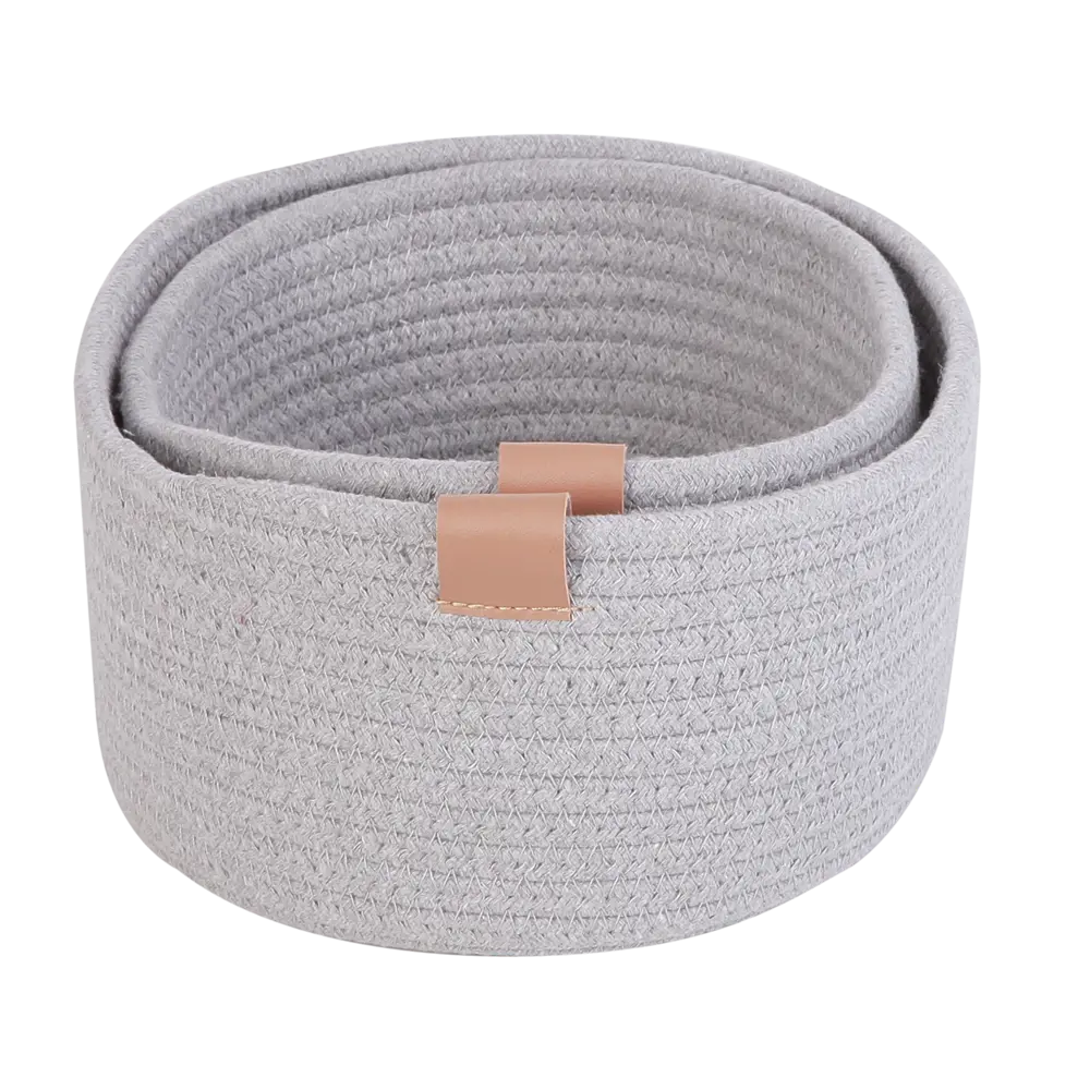 Набор корзин Sensea Magda 20x11.5x27 см цвет серый 2 шт STLM-2004154 - Вид №1