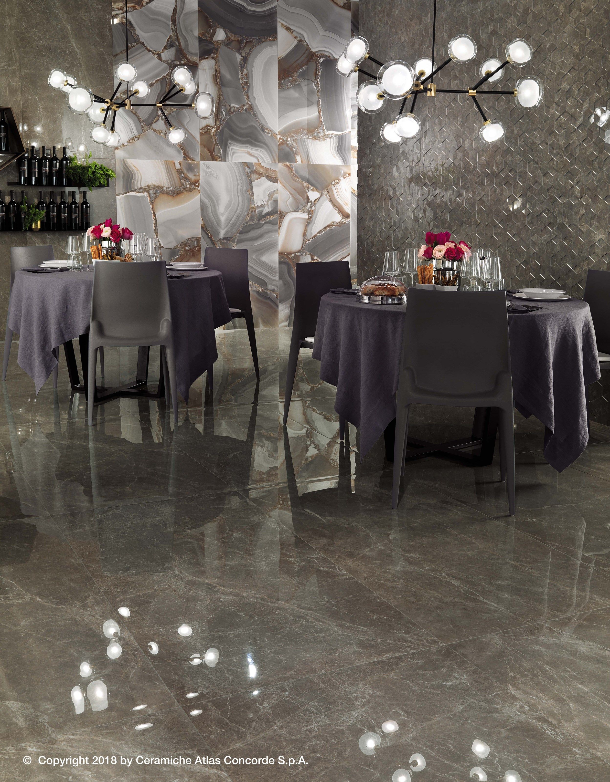 Пол из керамогранита с мраморным эффектом Atlas Concorde Marvel Edge ARCH-00074519 - Вид №20