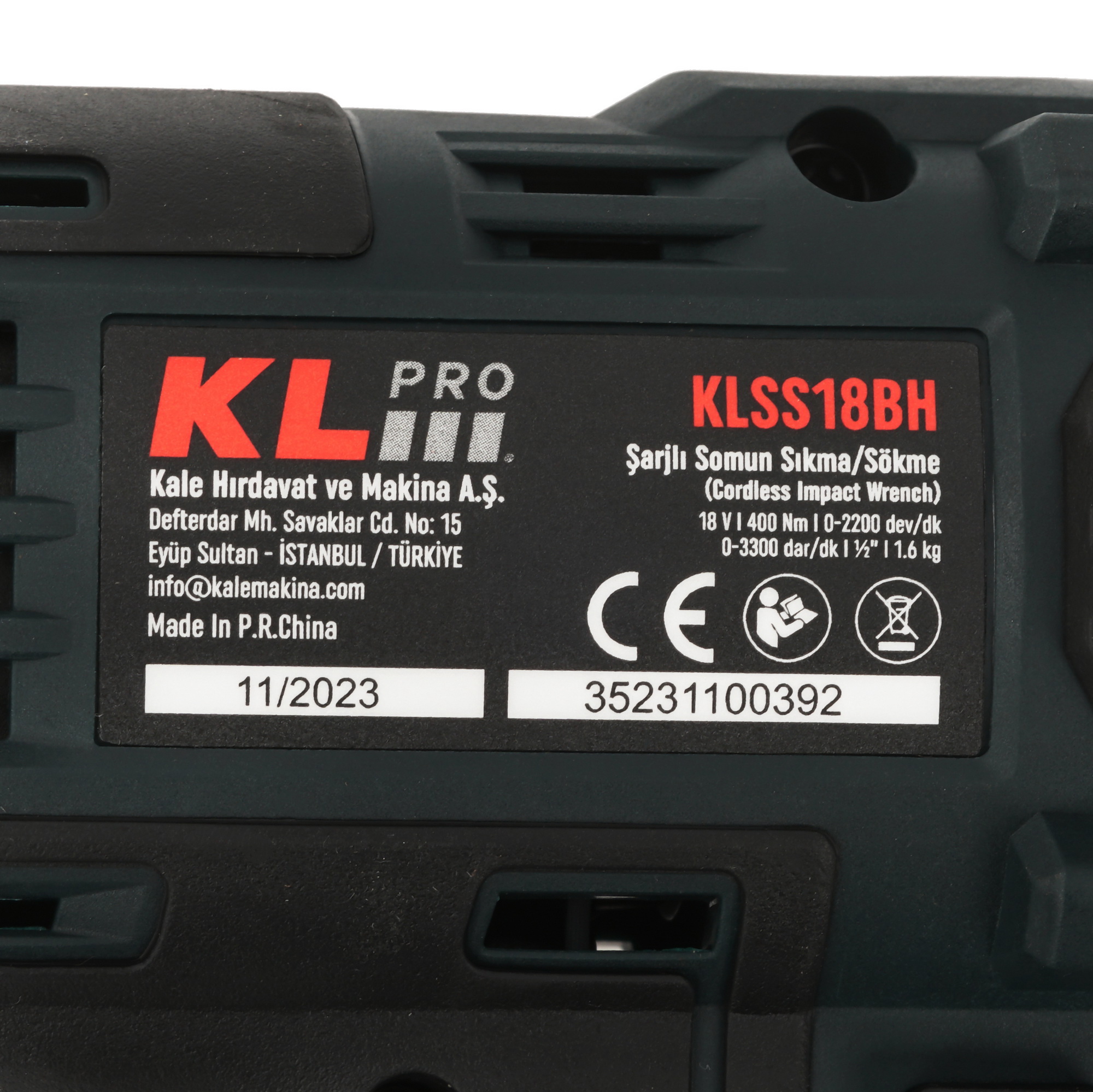 Гайковерт KLPRO KLSS18BH-80 9153451 STDN-0016743 - Вид №3
