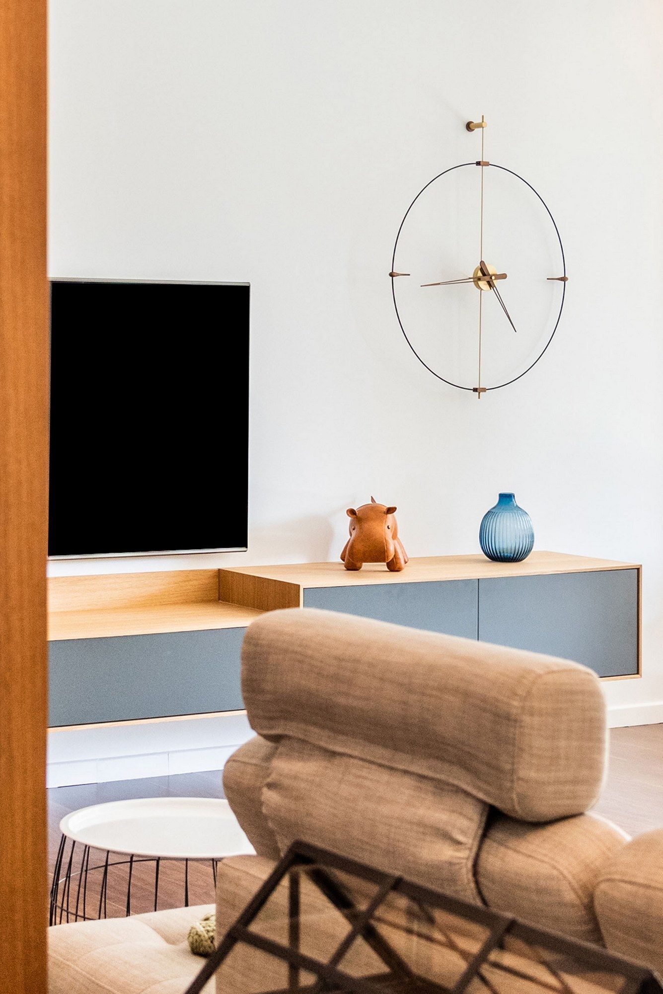 Деревянные и металлические настенные часы NOMON кольца ARCH-00062745 - Вид №6