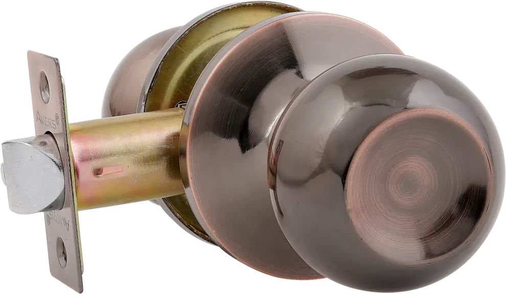 Шаровая ручка-кноб Avers для межкомнатных дверей в медном исполнении 82001629