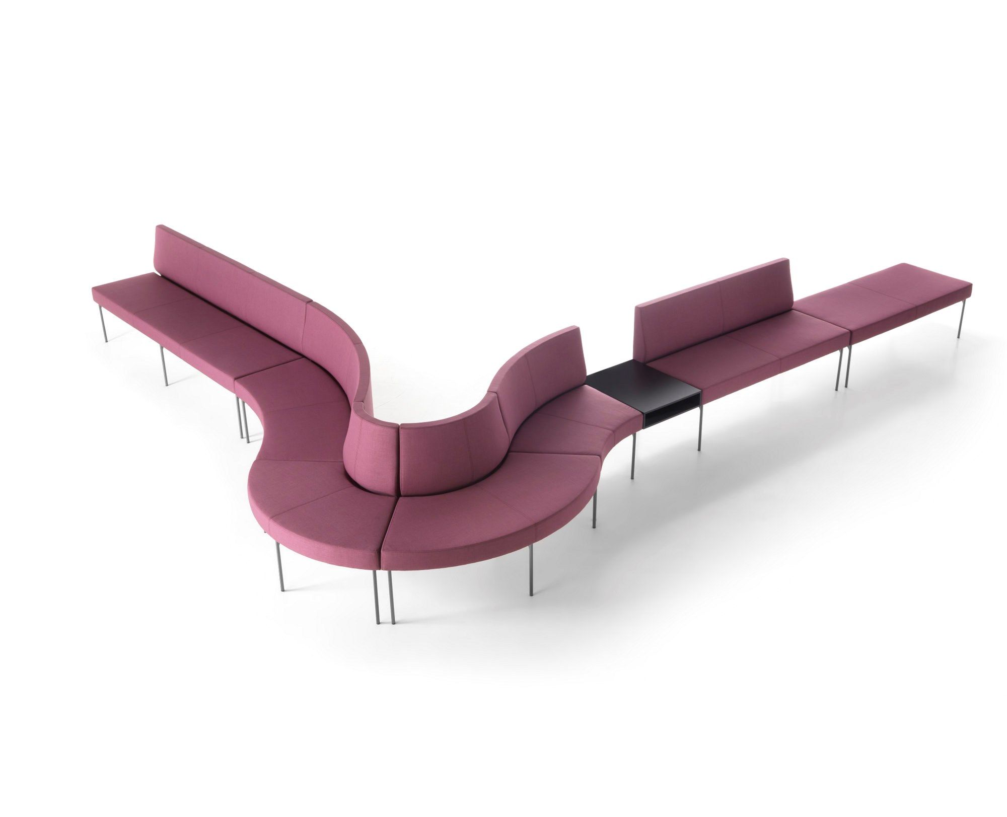 Модульная скамья из ткани со спинкой SITIA Laguna ARCH-00146120 - Вид №39