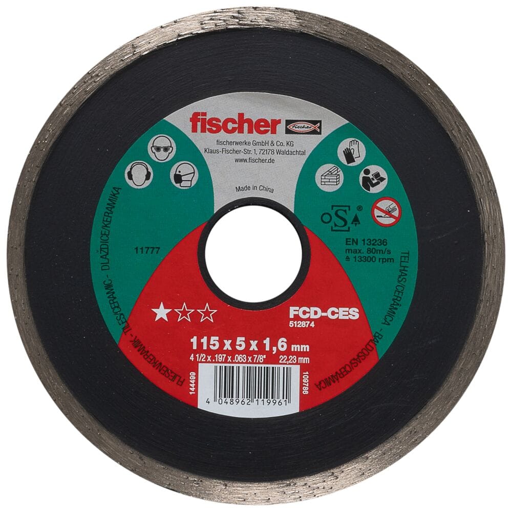 Алмазный отрезной диск FISCHER FCD-CES ARCH-00004426