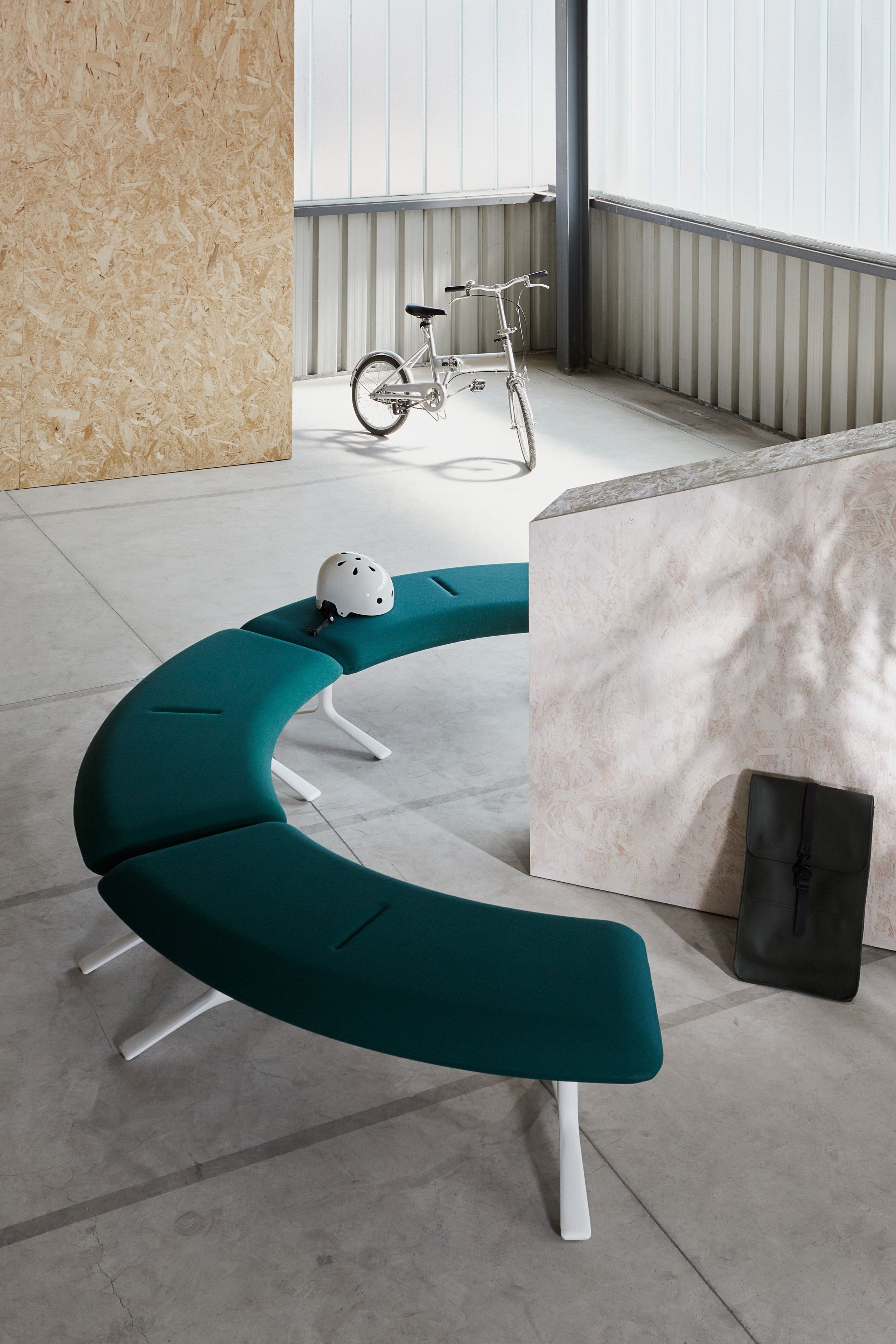 Тканевый изогнутый модульный диван VAGHI Mewa ARCH-00014922 - Вид №2