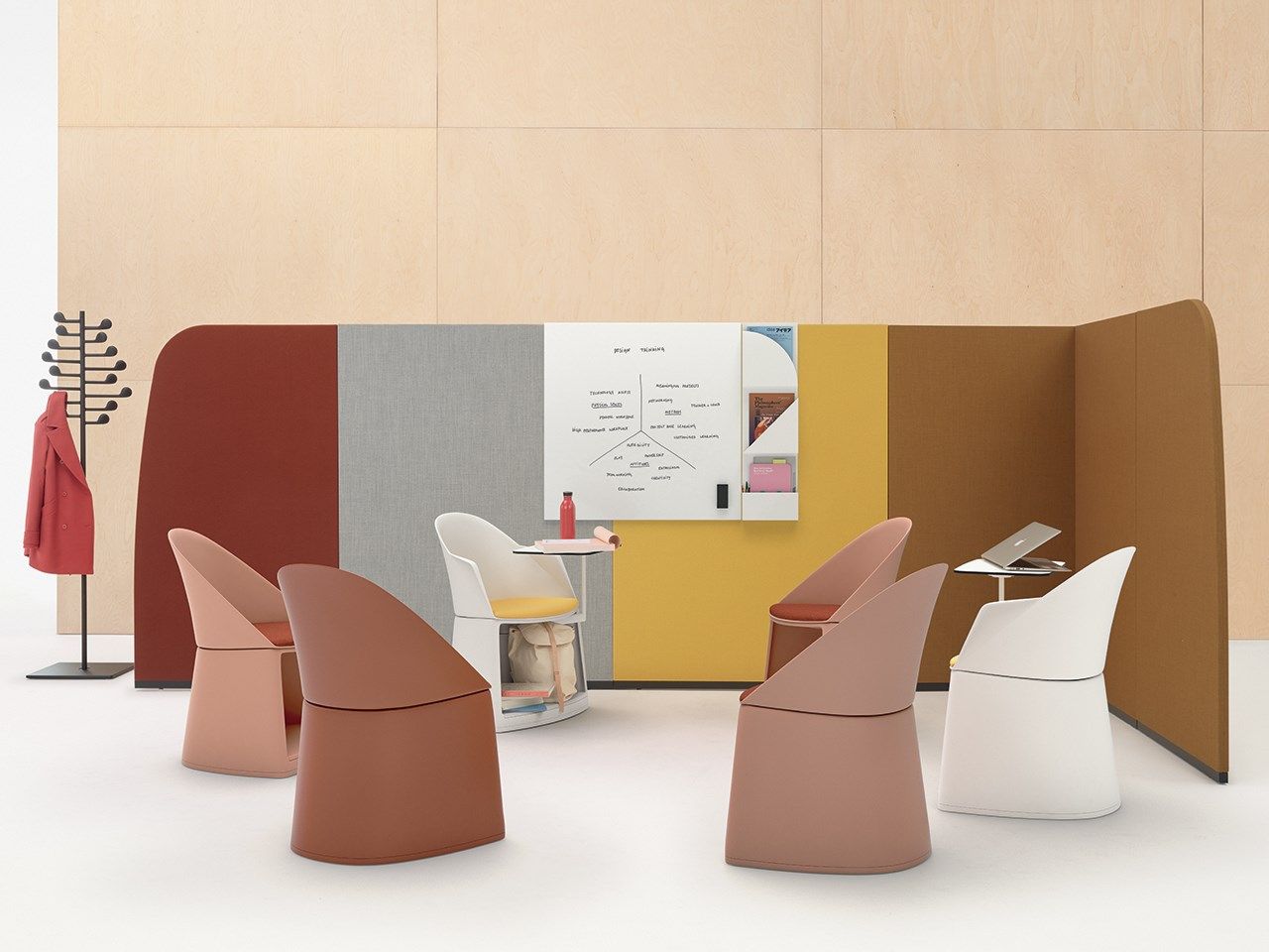 Офисная доска из листового металла Arper Paravan Mood ARCH-00125654 - Вид №1