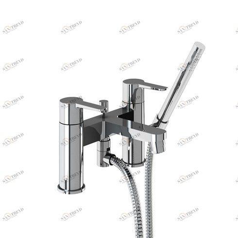 Смеситель для ванны с ручным душем, набортный [CTA7] Britton Burlington CTA7 