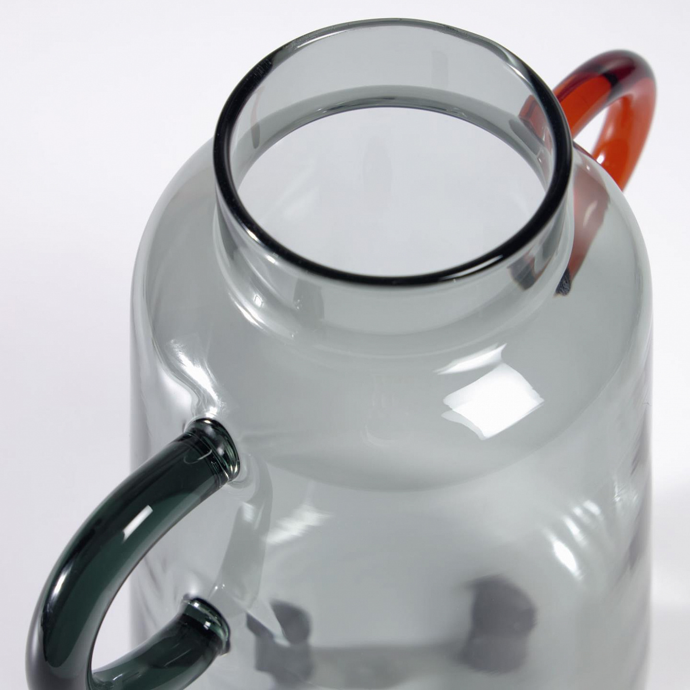 101260 Ваза Kei серое и разноцветное стекло 18 cm La Forma Iarena  - Вид №1