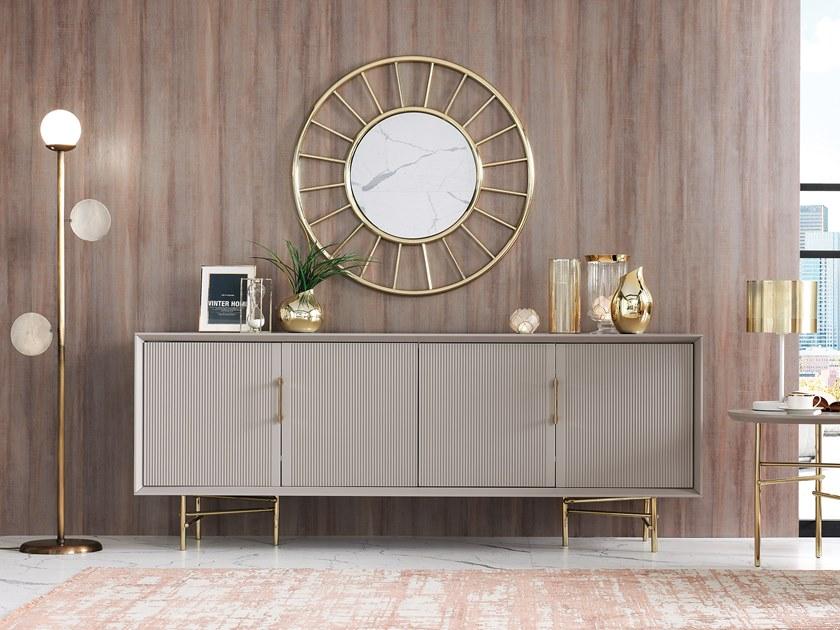 Enza Home Круглое зеркало с настенной рамой Astoria sun-id-1384895 - Вид №1