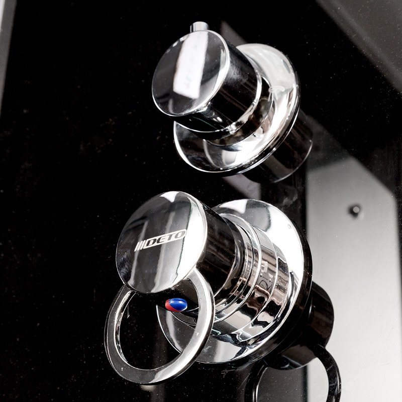 D90S LED Душевая кабина DETO Серия D B09S LED BLACK - Вид №17