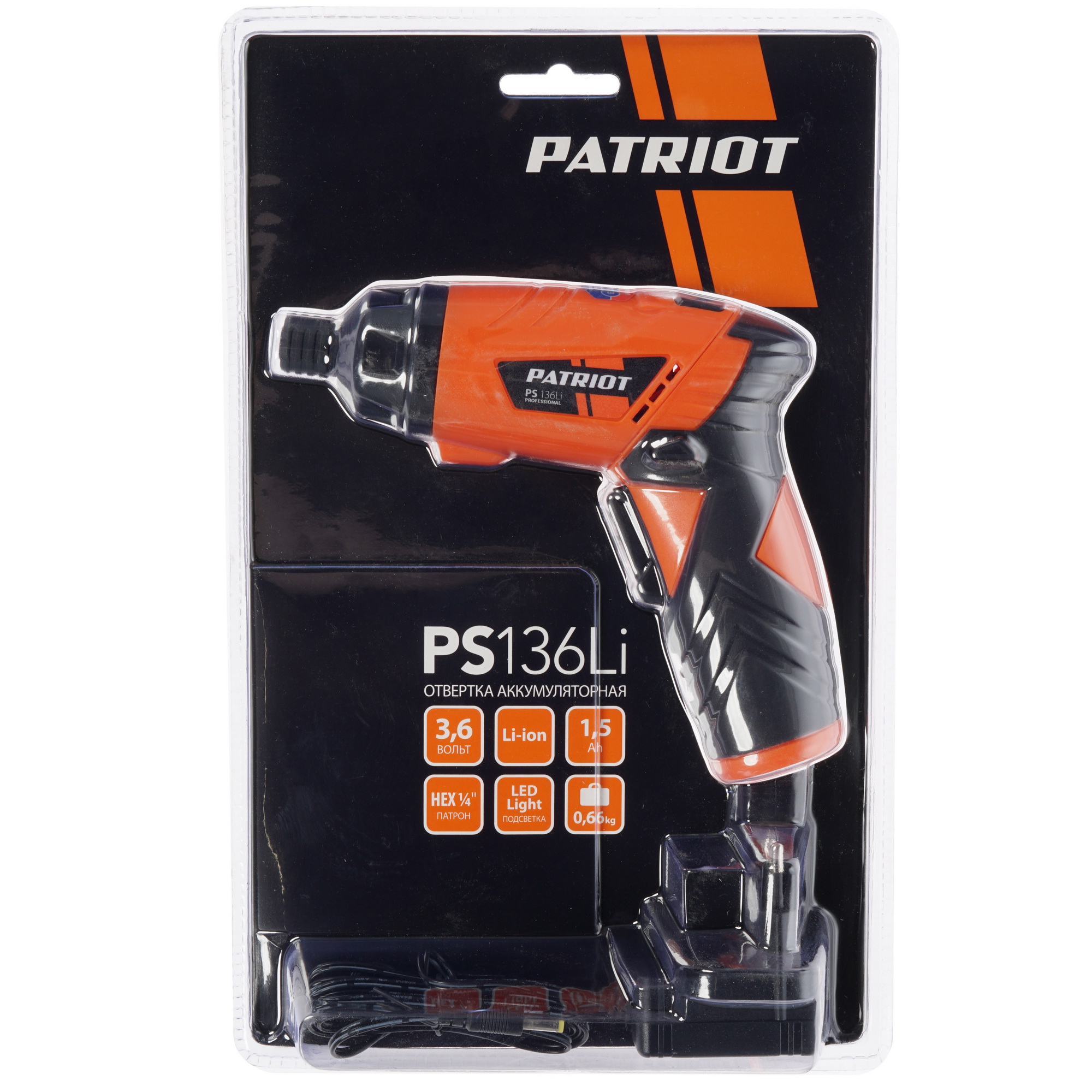 Аккумуляторная отвертка Patriot PS 136 8147730 STDN-0000472 - Вид №2