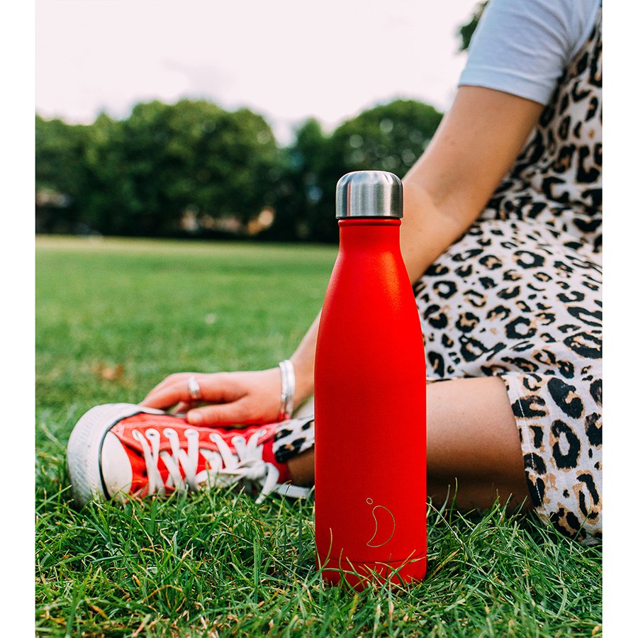 Термос 500 мл красный Neon Red CHILLY'S BOTTLES ДИЗАЙНЕРСКИЕ 00-3948012 Красный  - Вид №4