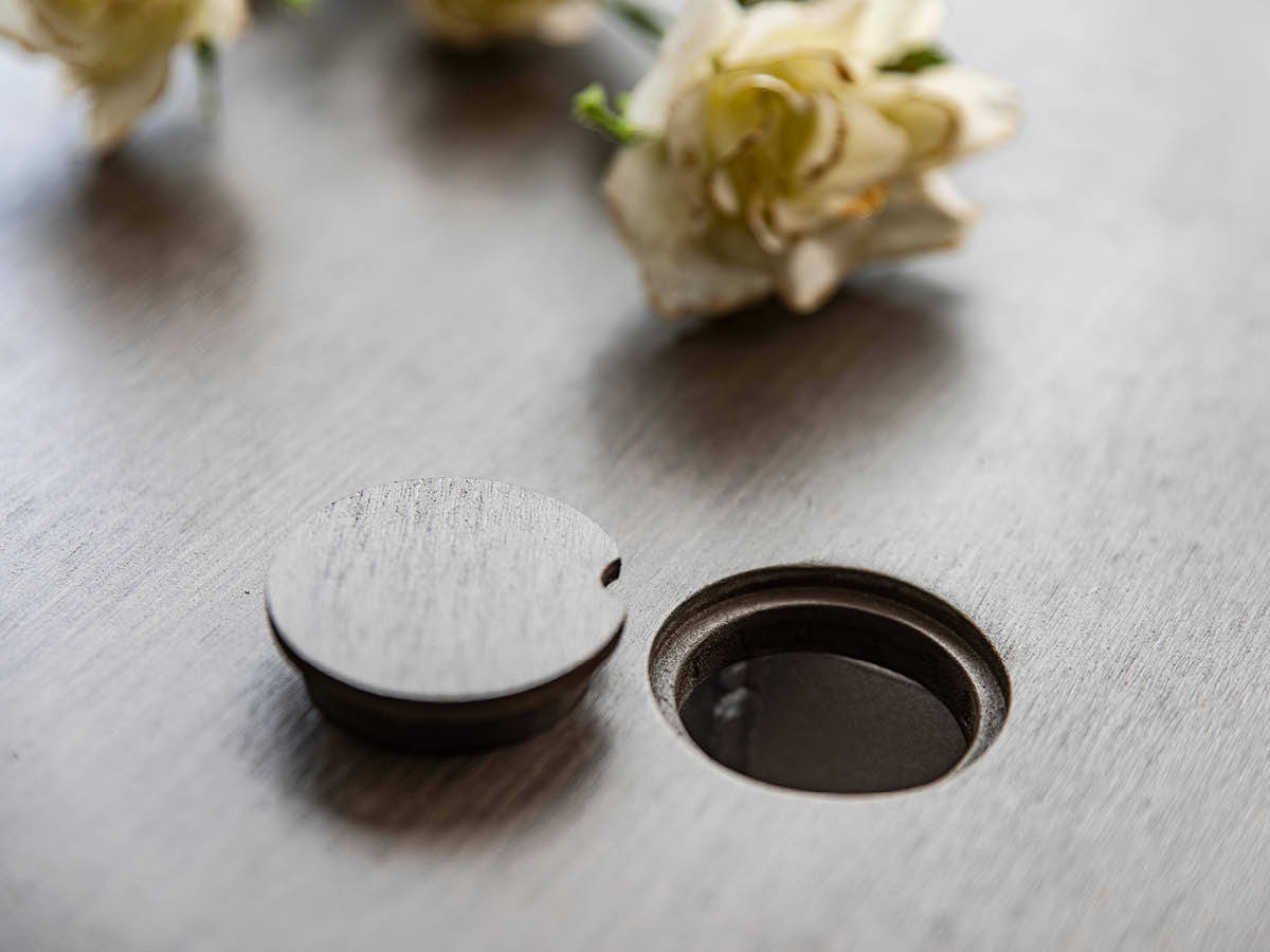 60.00.0363 Универсальный стол 90 х 220 с отверстием для зонта Mbm Tivoli - Вид №3