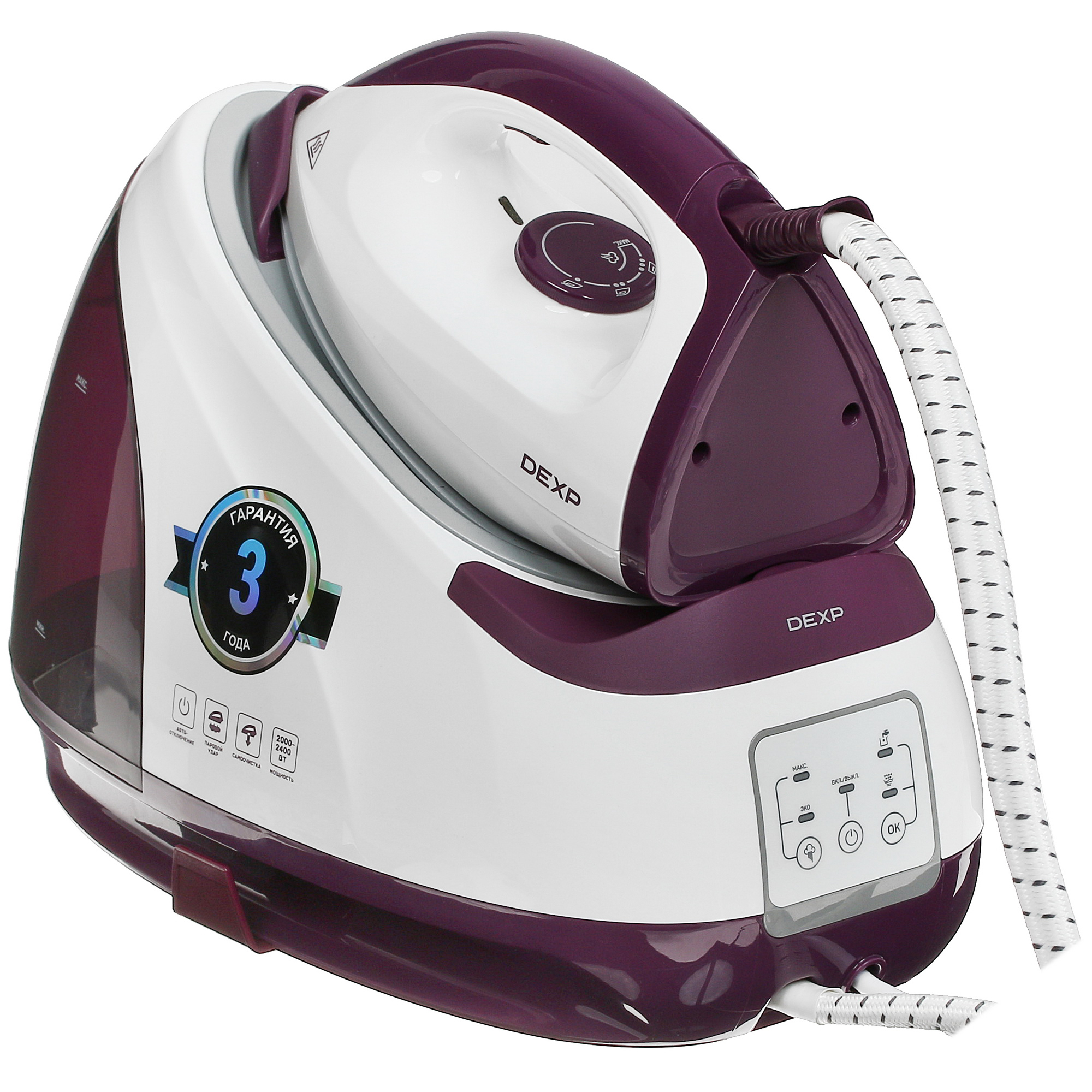 5412346 Парогенератор DEXP 2412DL фиолетовый STDN-0014351 - Вид №1