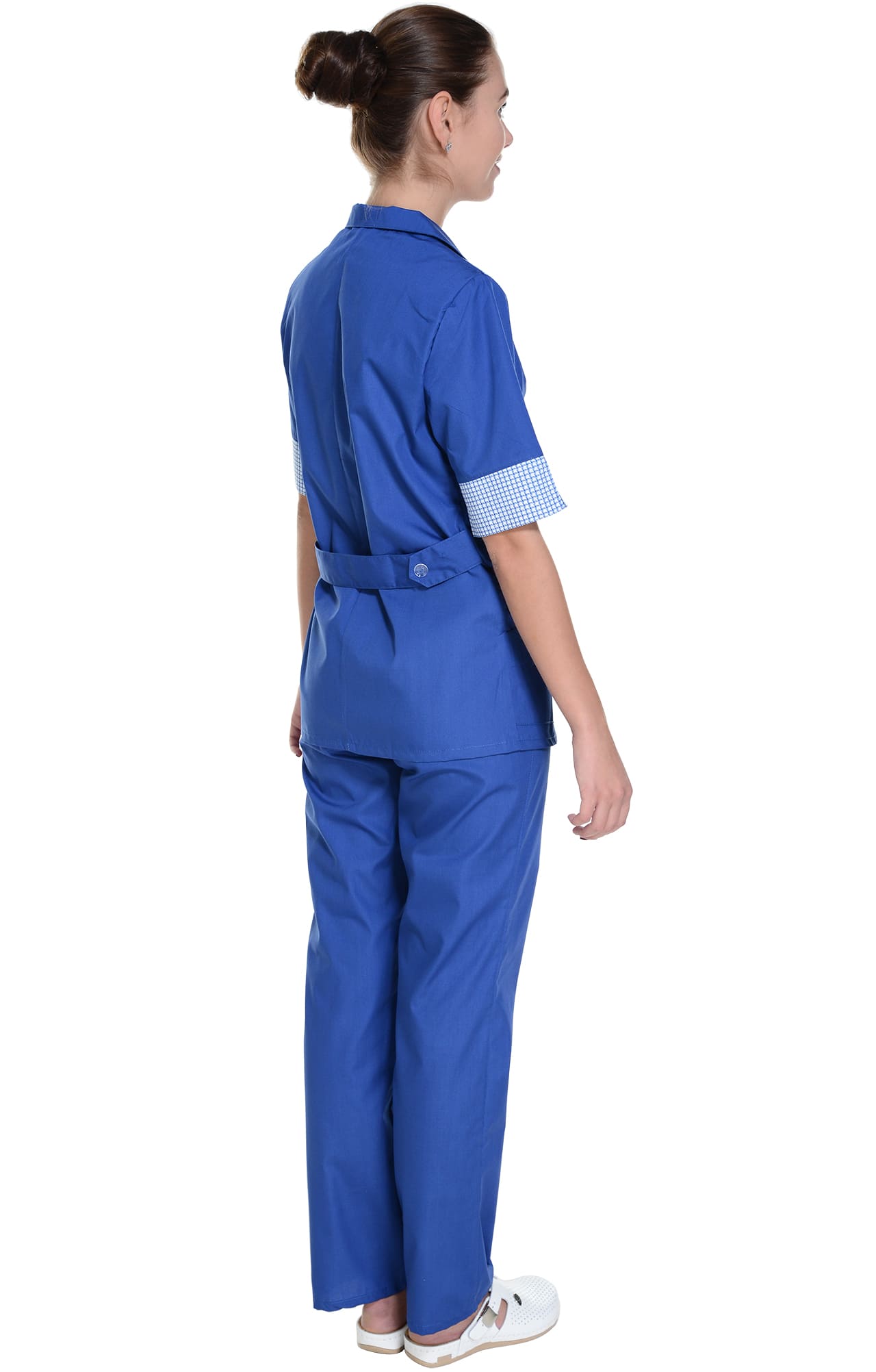 66084 Костюм "Грация" василек  Одежда для обслуживающего персонала  размер 44 Спецодежда  - Вид №15