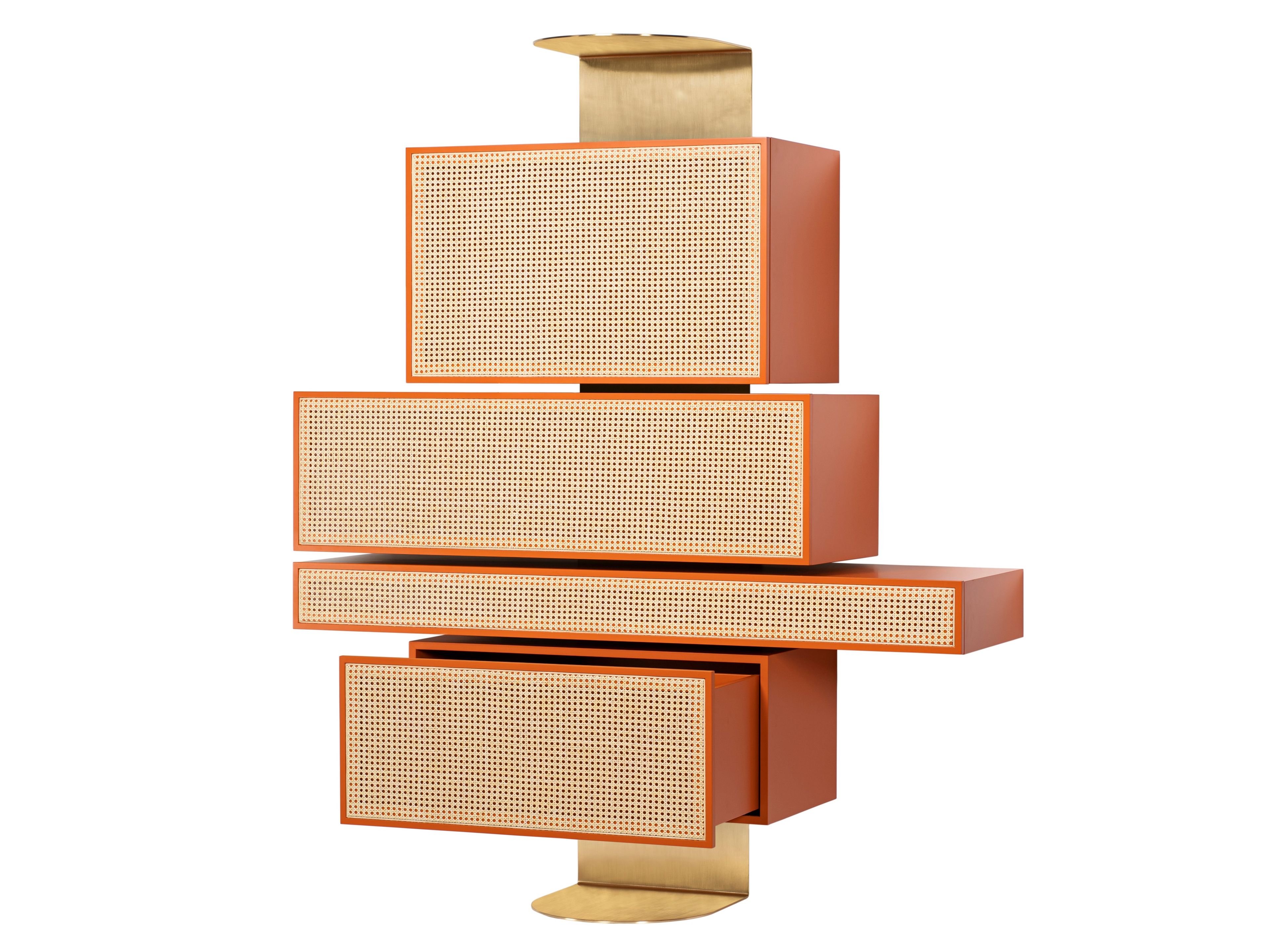 Настенный шкаф для хранения с откидными дверцами и ящиками Wiener GTV Design NYNY ARCH-00025530