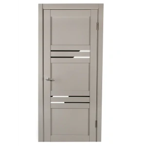 Комплект двери Астерия глухая 60x200 см Hardflex цвет серый жемчуг без доборов 89428773 STLM-2030441