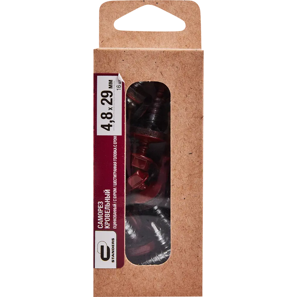 Саморезы кровельные Standers с буром для металлочерепицы и профнастила 89213035 STLM-1489000 - Вид №3