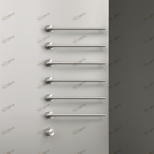 Электрический полотенцесушитель Л. 580 мм, кнопка питания включена  EQB16 CEADESIGN 