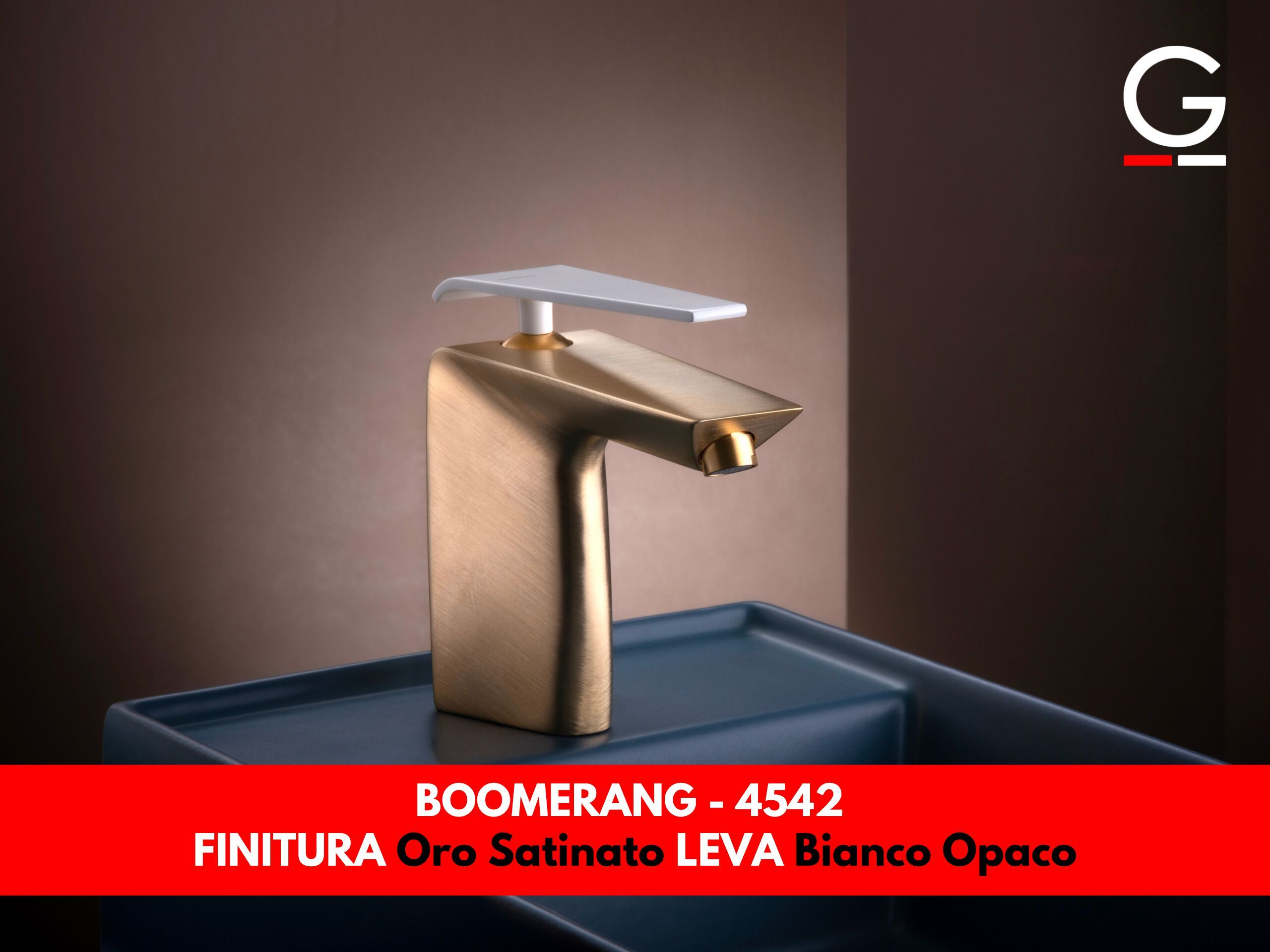 Однорычажный смеситель для раковины GATTONI Boomerang ARCH-00002767 - Вид №1