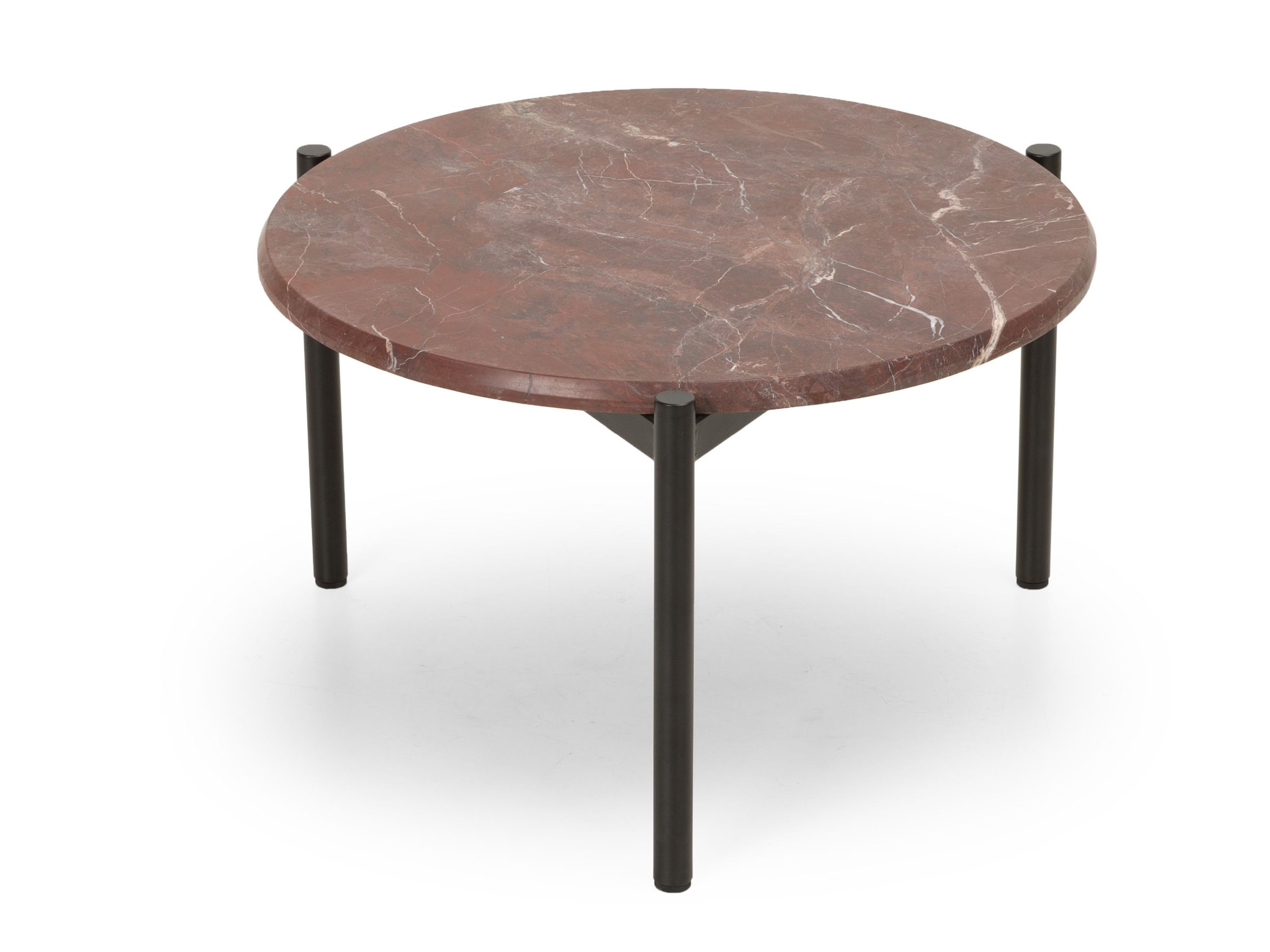 Мраморный круглый низкий журнальный столик True Design Blade Coffee ARCH-00140614 - Вид №1