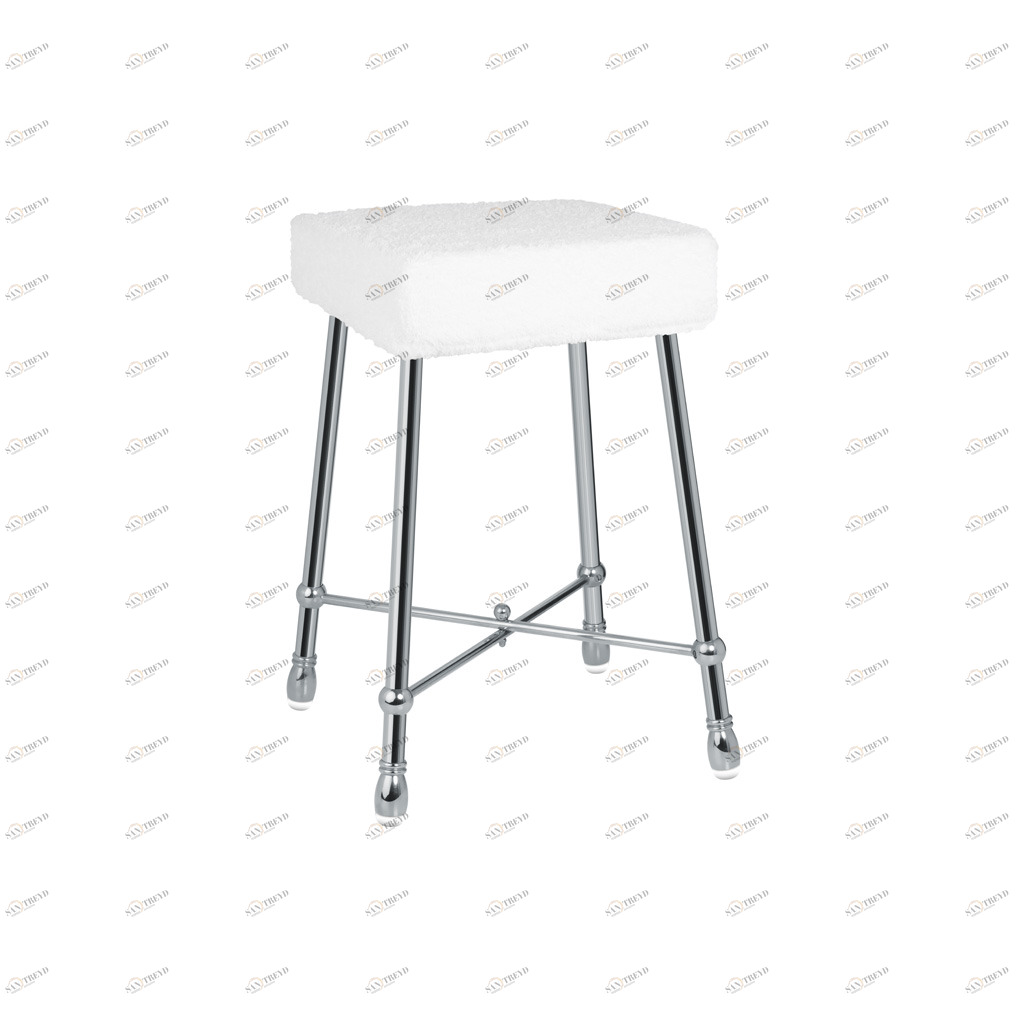 ФС01-6132 ФС01-6132 Табурет квадратный, однотонный ТАРЕЛКИ Cristal & Bronze STOOLS