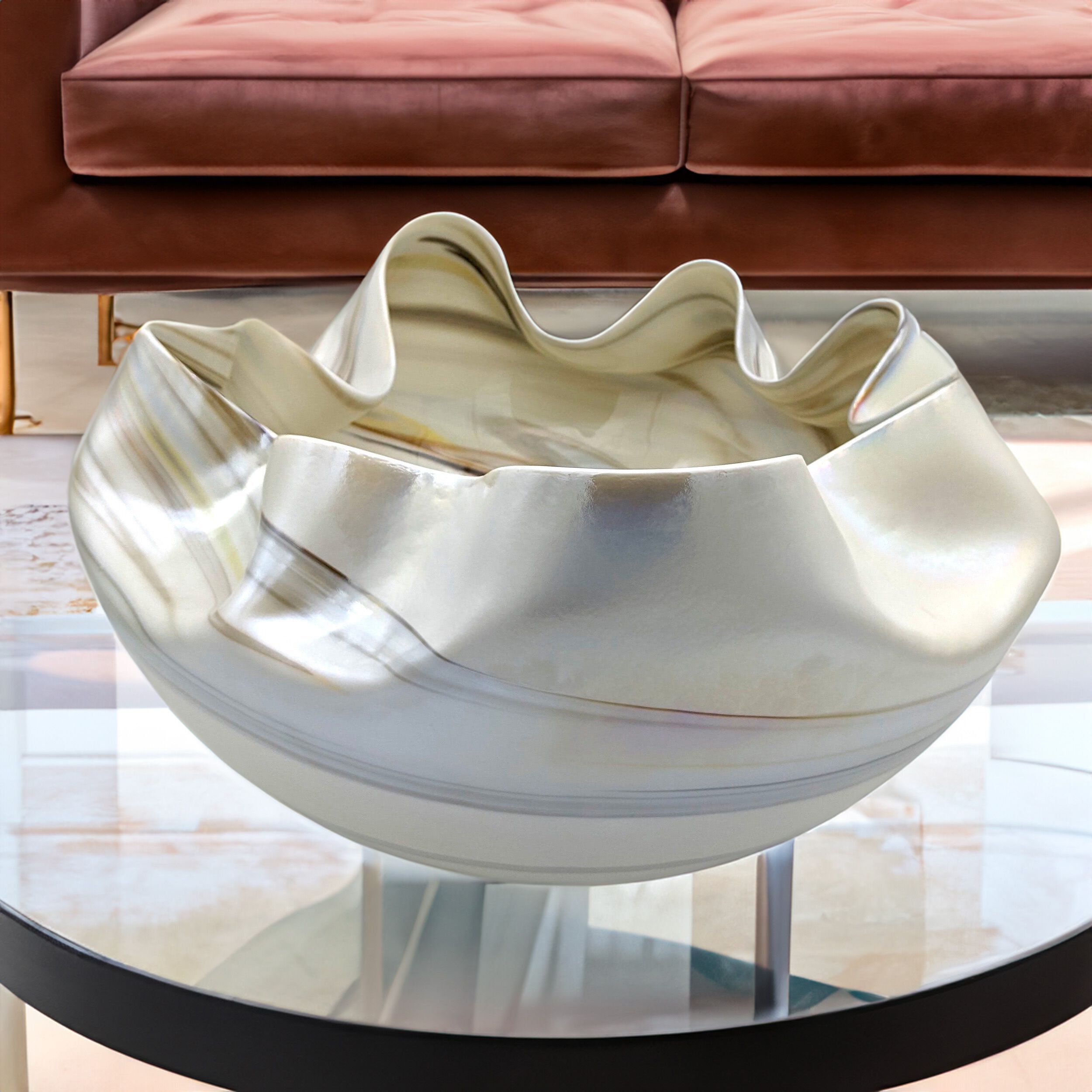 Большой центральный элемент из муранского стекла YourMurano Design Bowls ARCH-00099397 - Вид №2