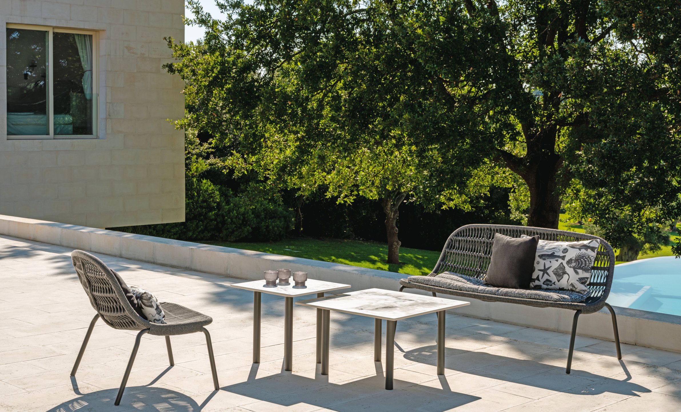 Веревочный садовый стул Talenti Панама ARCH-00064009 - Вид №3