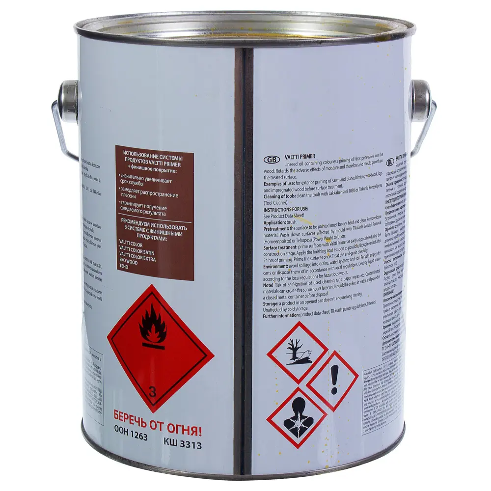 Tikkurila Valtti Primer - антисептическая грунтовка для дерева 2.7 л 18557253 STLM-0011358 - Вид №1