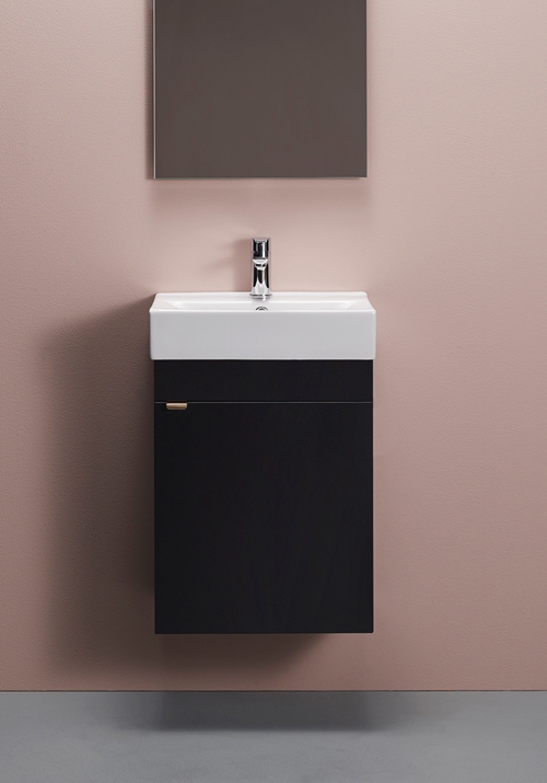 1580001 Go Шкаф Для Умывальника 450 Черный Hafa  Черный 