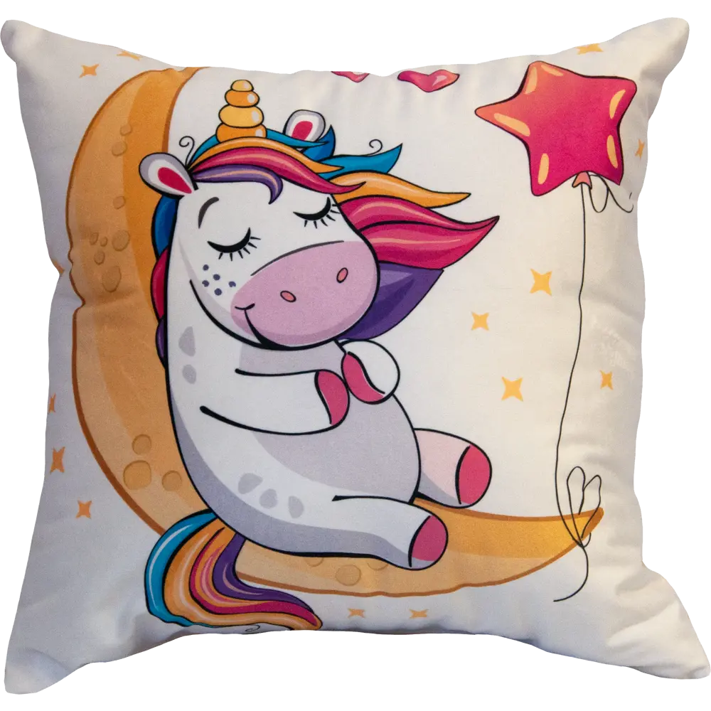 SEASONS Декоративная подушка «Единорог» 40×40 см с ярким принтом 86112133 STLM-0066286