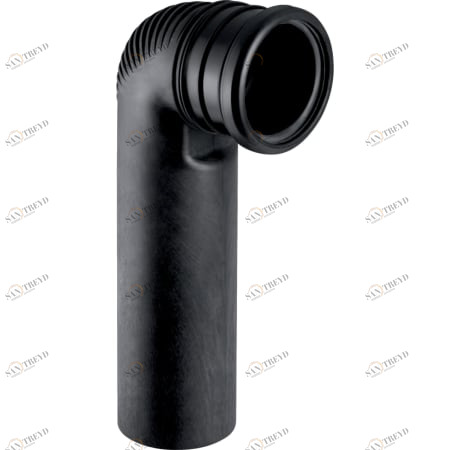 GEBERIT 308.883.14.1 Соединительное колено Geberit Silent-db20 90°, удлиненное, малого радиуса 