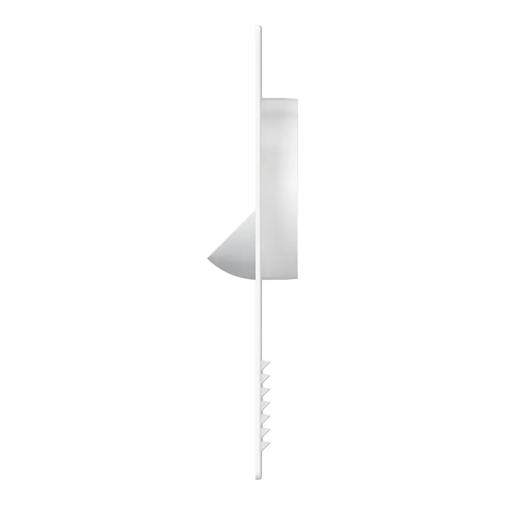 Вентиляционная решетка с фланцем Fonet 180x250 мм D100 мм пластик цвет белый STLM-2098412 - Вид №2