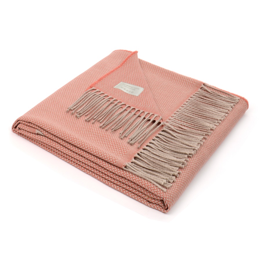 Плед Сigno Blend, 130х180 см, розовый MARZOTTO CIGNOBLEND0003 - Вид №1