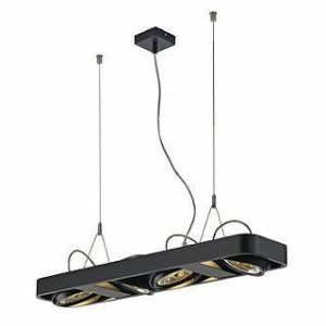 Подвесной светильник черный SLV Aixlight R Long 159081 SLV ДИЗАЙНЕРСКИЕ, AIXLIGHT R LONG 00-3889653 Черный