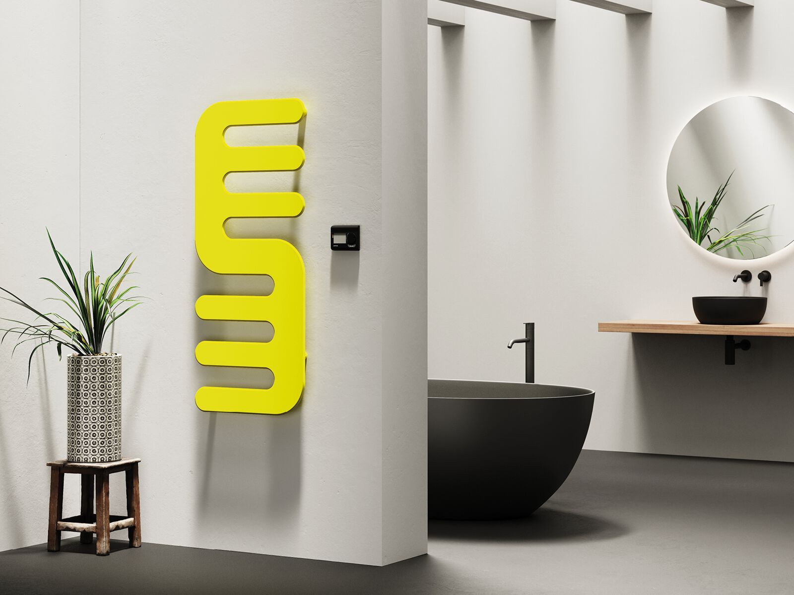 Настенный электрический полотенцесушитель Cordivari Design Экстраслим ARCH-00061957