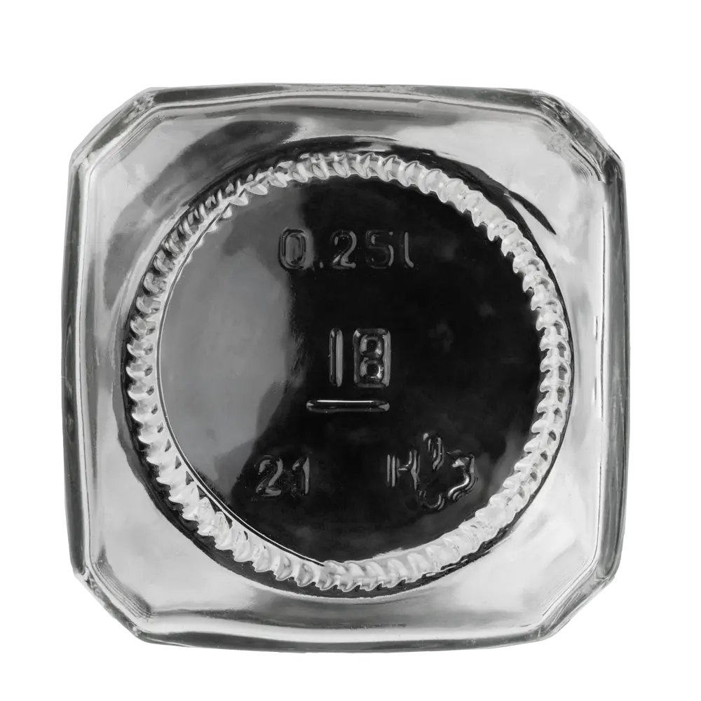 Банка для сыпучих продуктов Berossi Rondo 0.25 л стекло цвет черный STLM-2047496 - Вид №4