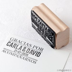 W240.1 Прямоугольный таможенный штамп «спасибо за присоединение к нам» Dekoraniaevents Bodas