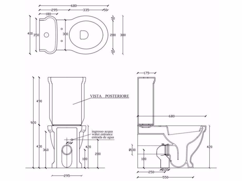 Керамический цельный туалет Galassia ETHOS ARCH-00138560 - Вид №4
