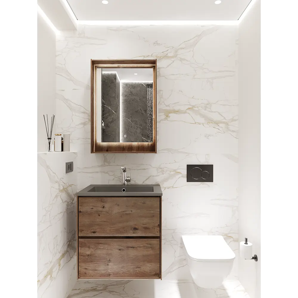 Florentina Белла — серая раковина из литьевого мрамора 65 см 88941926 STLM-1571684 - Вид №5