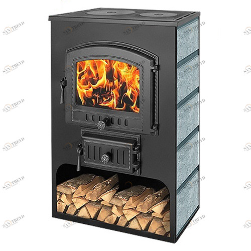 Печь-камин Везувий ПК-03 (224) с плитой (талькохлорит) 5796