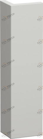 DS539900707 Доборная планка для шкафчика DuraStyle DuraStyle #DS5399 16 мм Бетонно-серый матовый декор Duravit