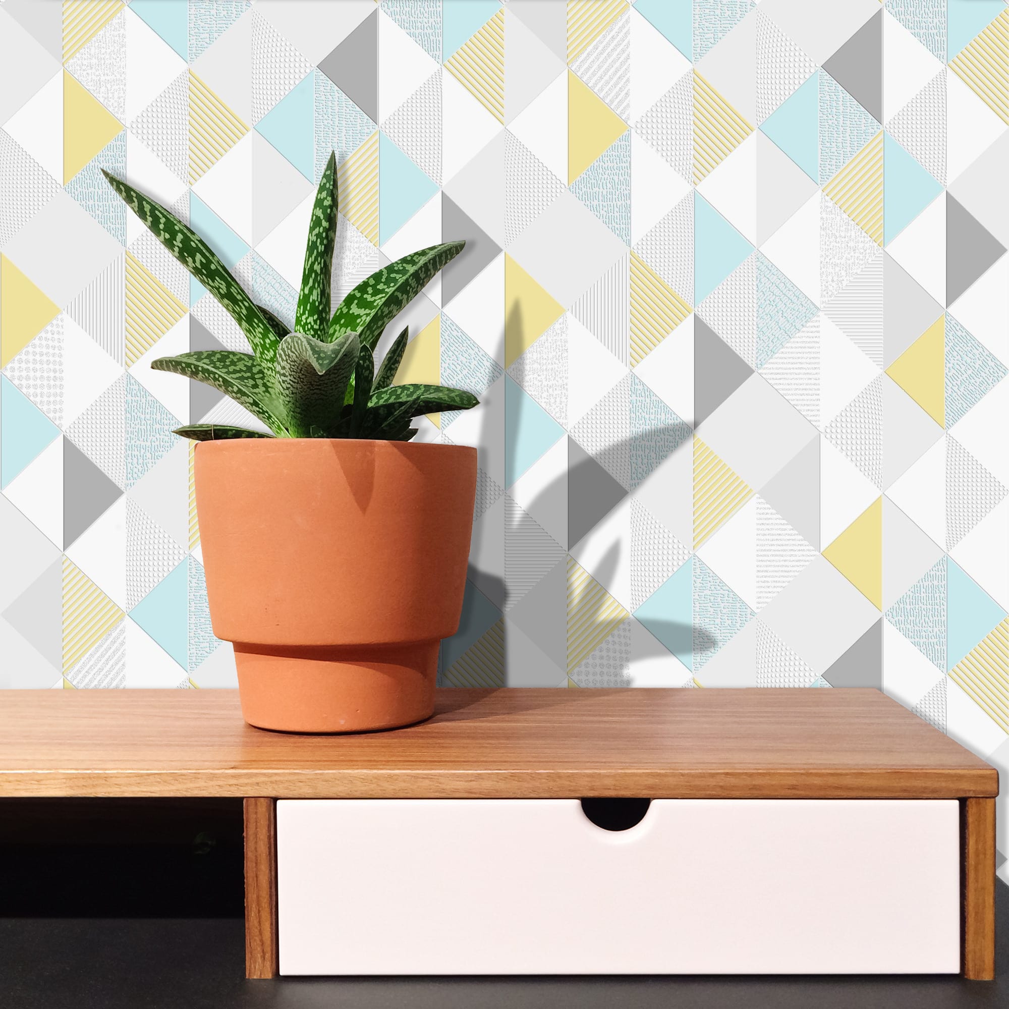 18754177 Обои флизелиновые жёлтые 0.53 м 469026 Скандинавия Santreyd  - Вид №2