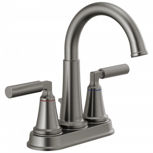 2548LF-KSMPU Смеситель для ванной комнаты с двумя ручками Delta Faucet Bowery Черный нержавеющий