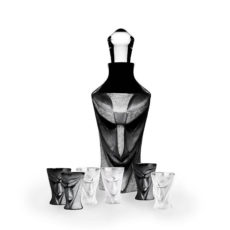 42019 Набор стопок из прозрачного хрусталя "Люцифер" 2пр., Объём 60 мл., Высота – 70 мм. Maleras  - Вид №1