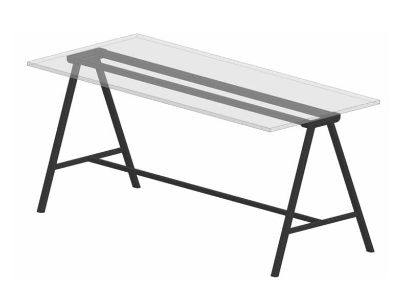 Высокий прямоугольный стол из ламината GABER Surfy 2027 ARCH-00047243 - Вид №1