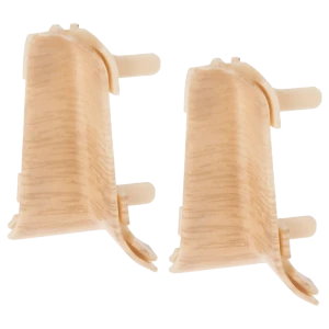 Угол для плинтуса внутренний «Дуб Мадура», высота 58 мм, 2 шт.