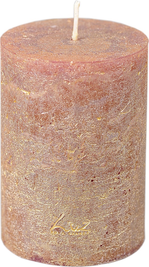 10629100 Luz your senses Свеча цилиндрическая Luz your senses 10см (вечернее золото) Парафин 