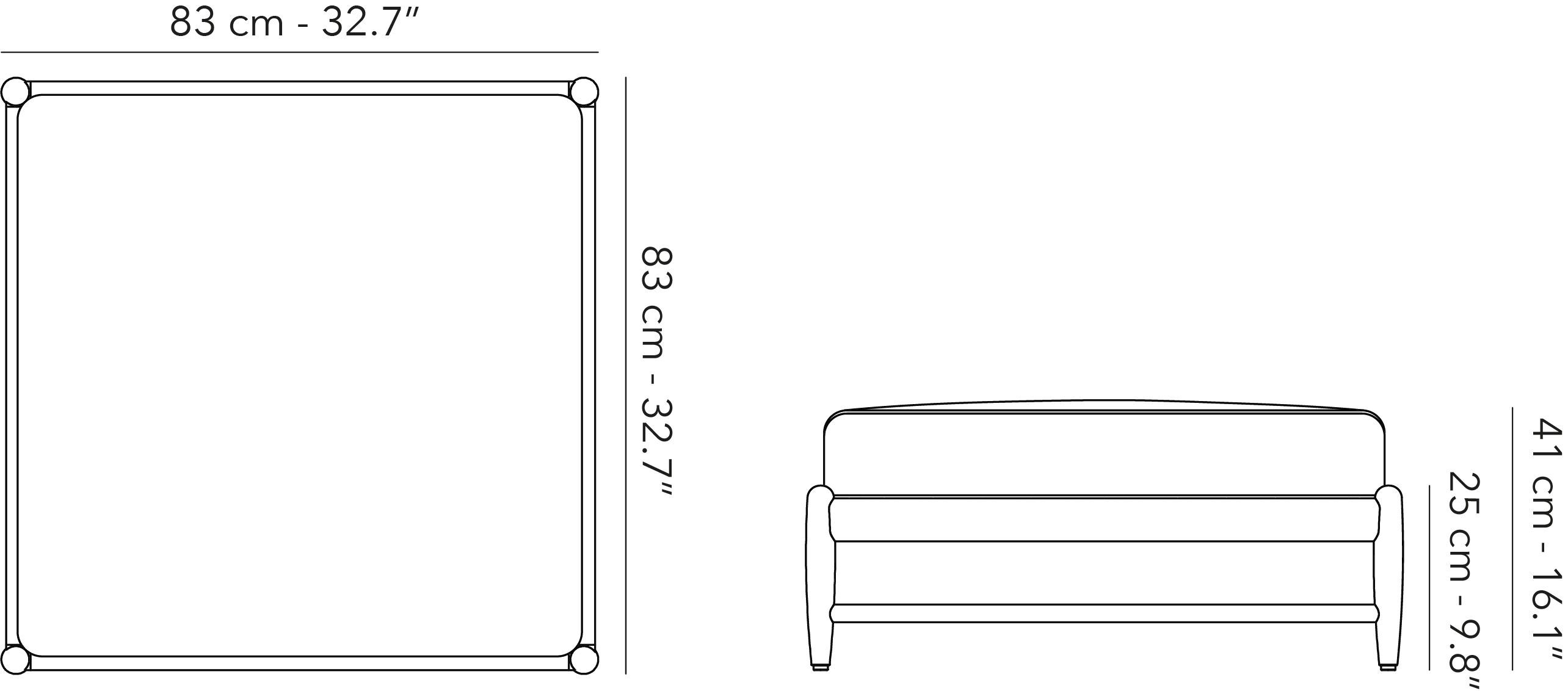 Тканевая Садовая подставка для ног Jardinico Noa ARCH-00077861 - Вид №5