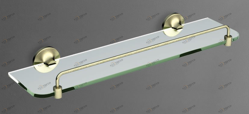 Полка стеклянная ART&MAX BOHEMIA AM-E-4282-Br 