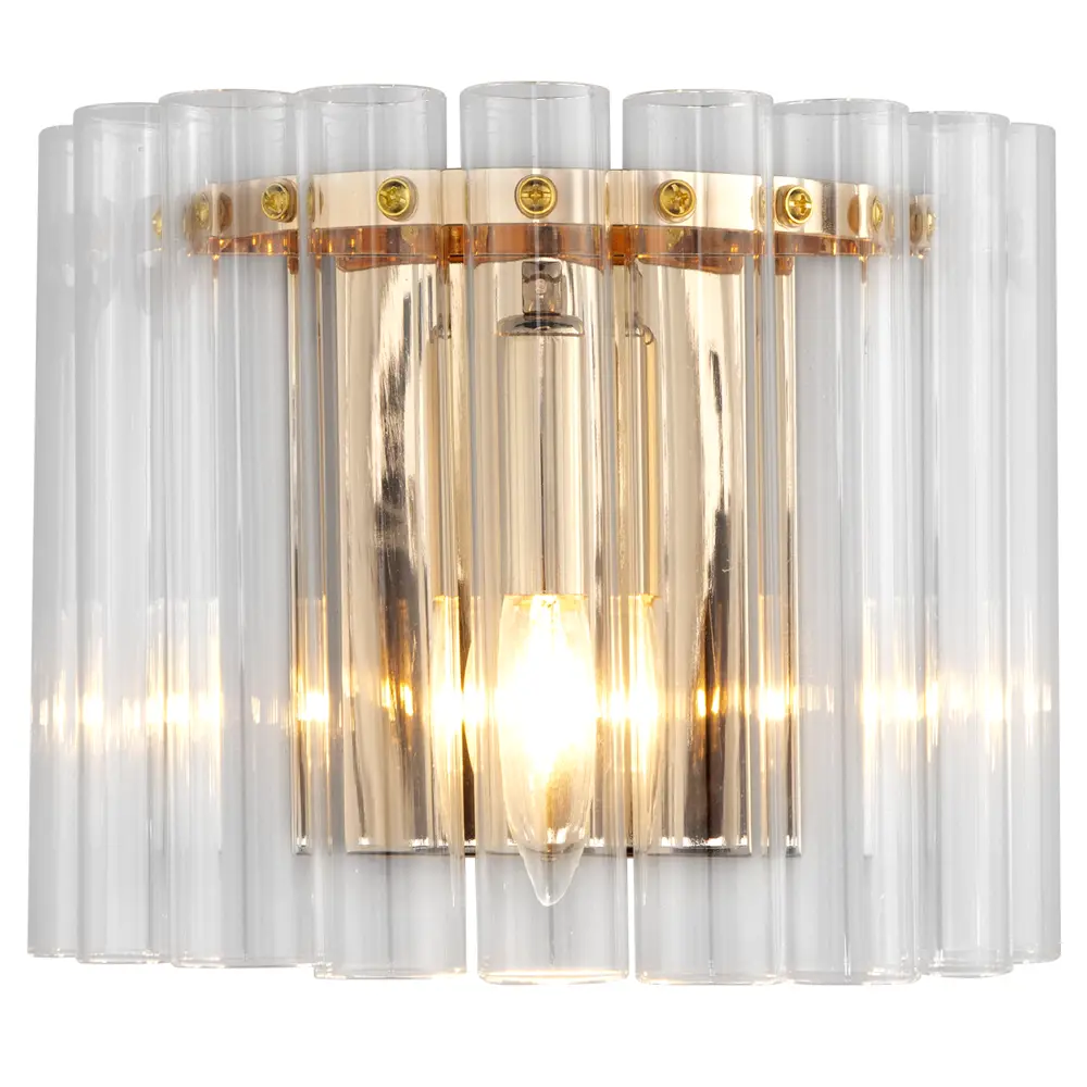 Eurosvet Flamel - настенный бра с золотым покрытием и стеклянным плафоном 89435503 STLM-1572387 - Вид №2
